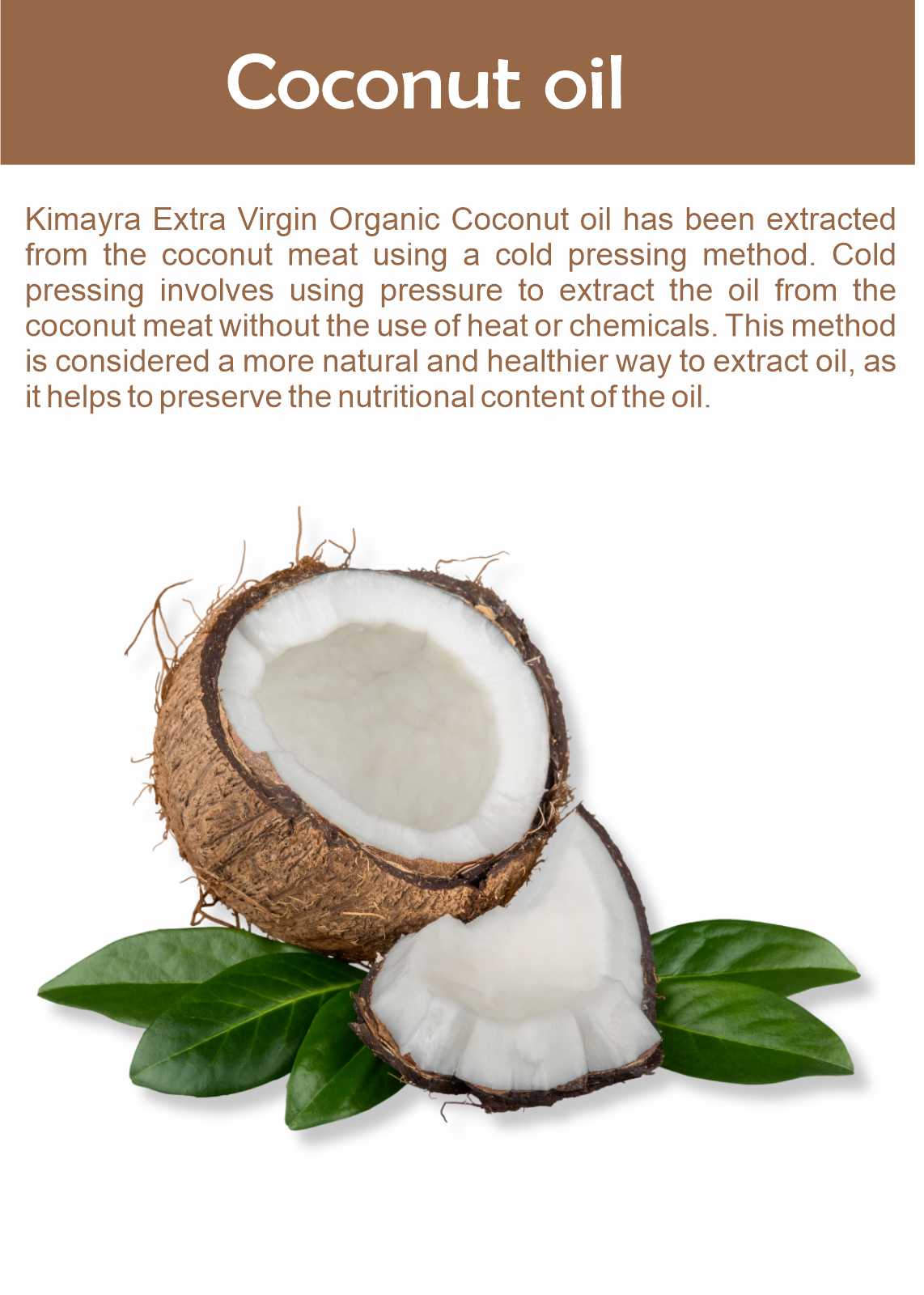 oil
coconut oil
extra virgin coconut oil
natural coconut oil
products
essential
edible
100 % Pure and Natural 
Coconut oil description