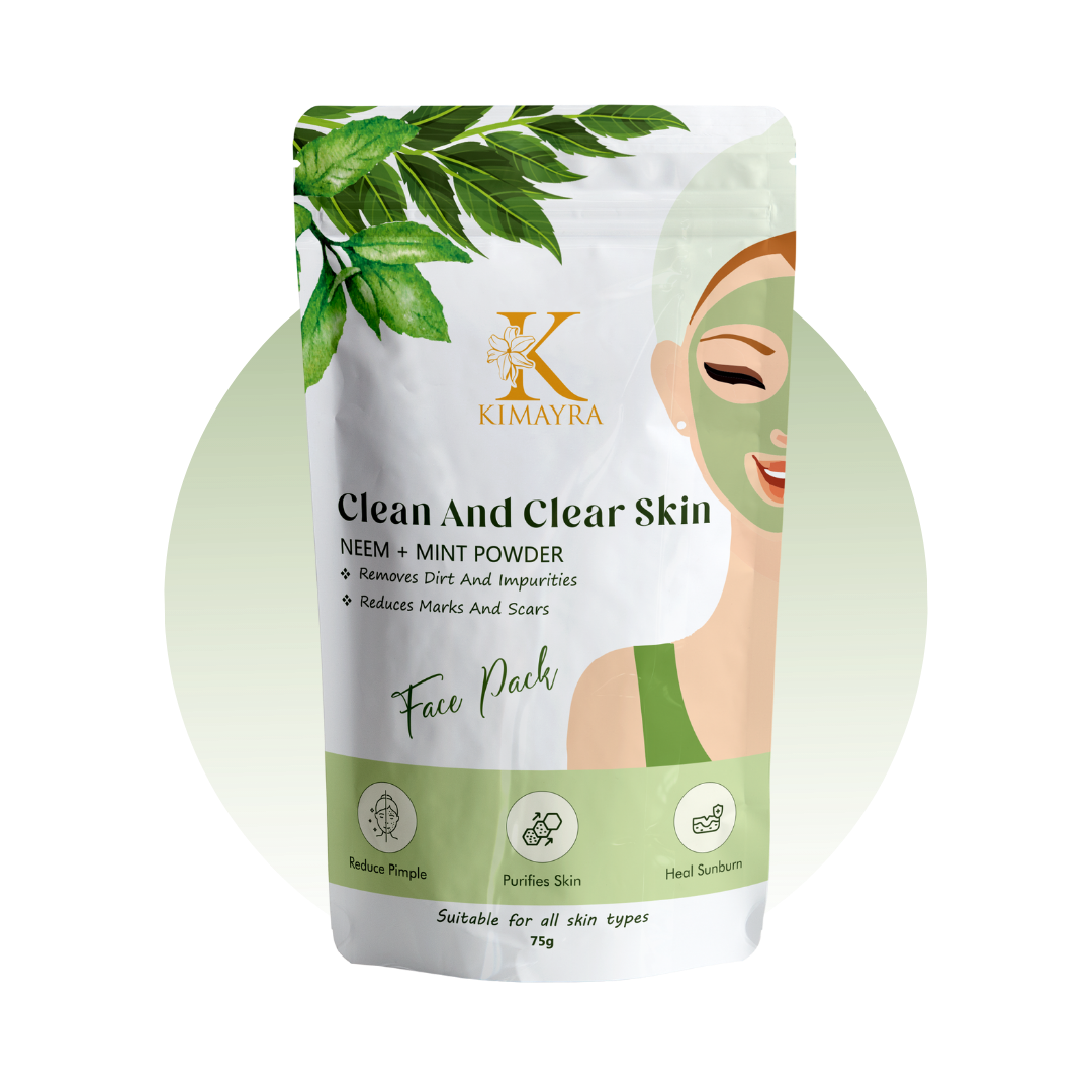 Neem and Mint Facepack Powder front