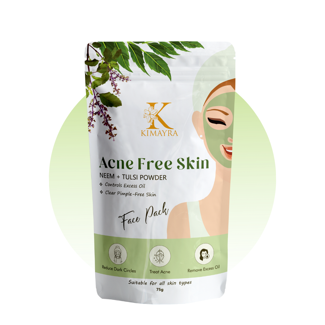 Neem and Tulsi Facepack powder front