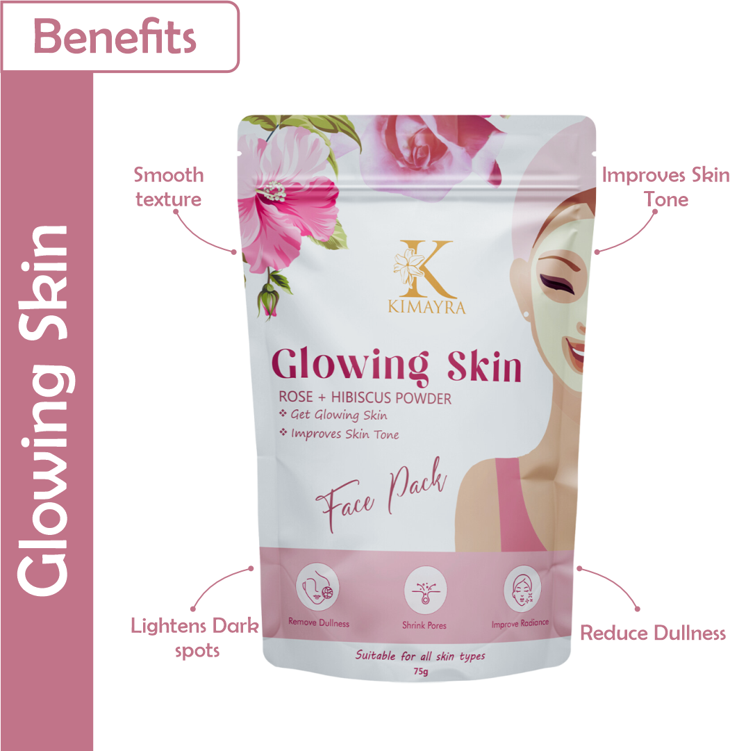 Rose and Hibiscus Facepack Powder Benefits