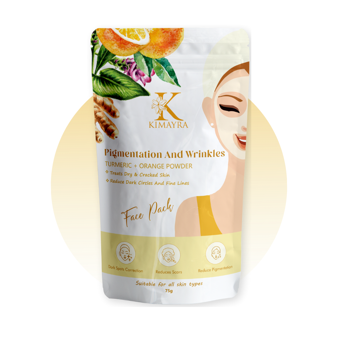Turmeric and Orange Facepack Front