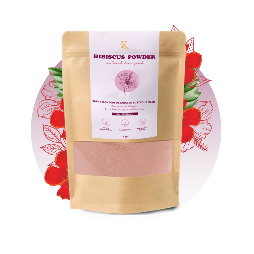 Natural Hibiscus Powder For Silky Hair