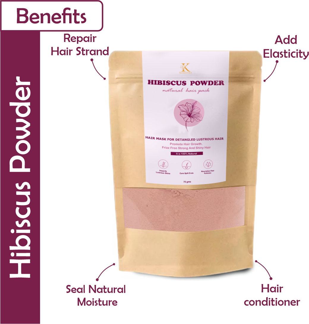 Natural Hibiscus Powder For Silky Hair