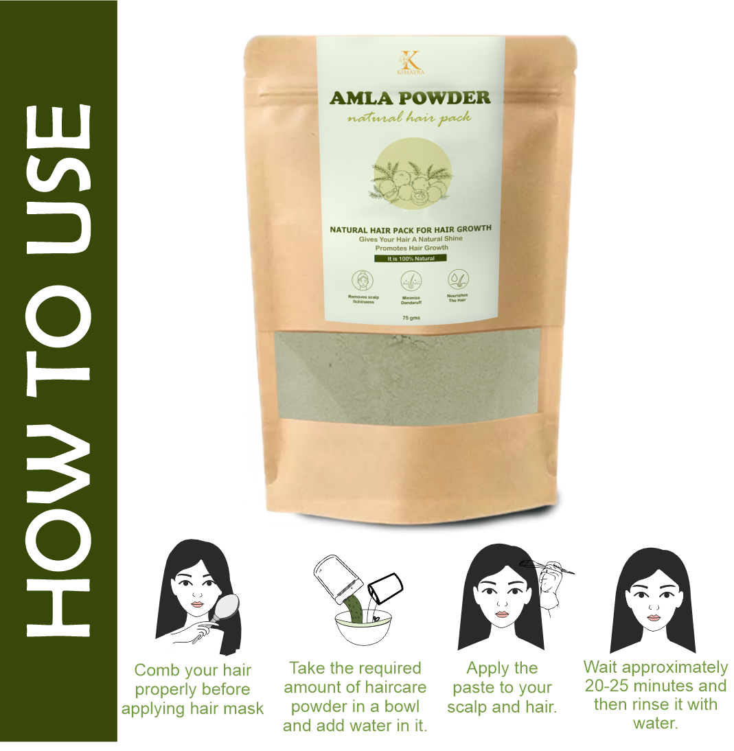 Natural Amla Powder For Hair Growth