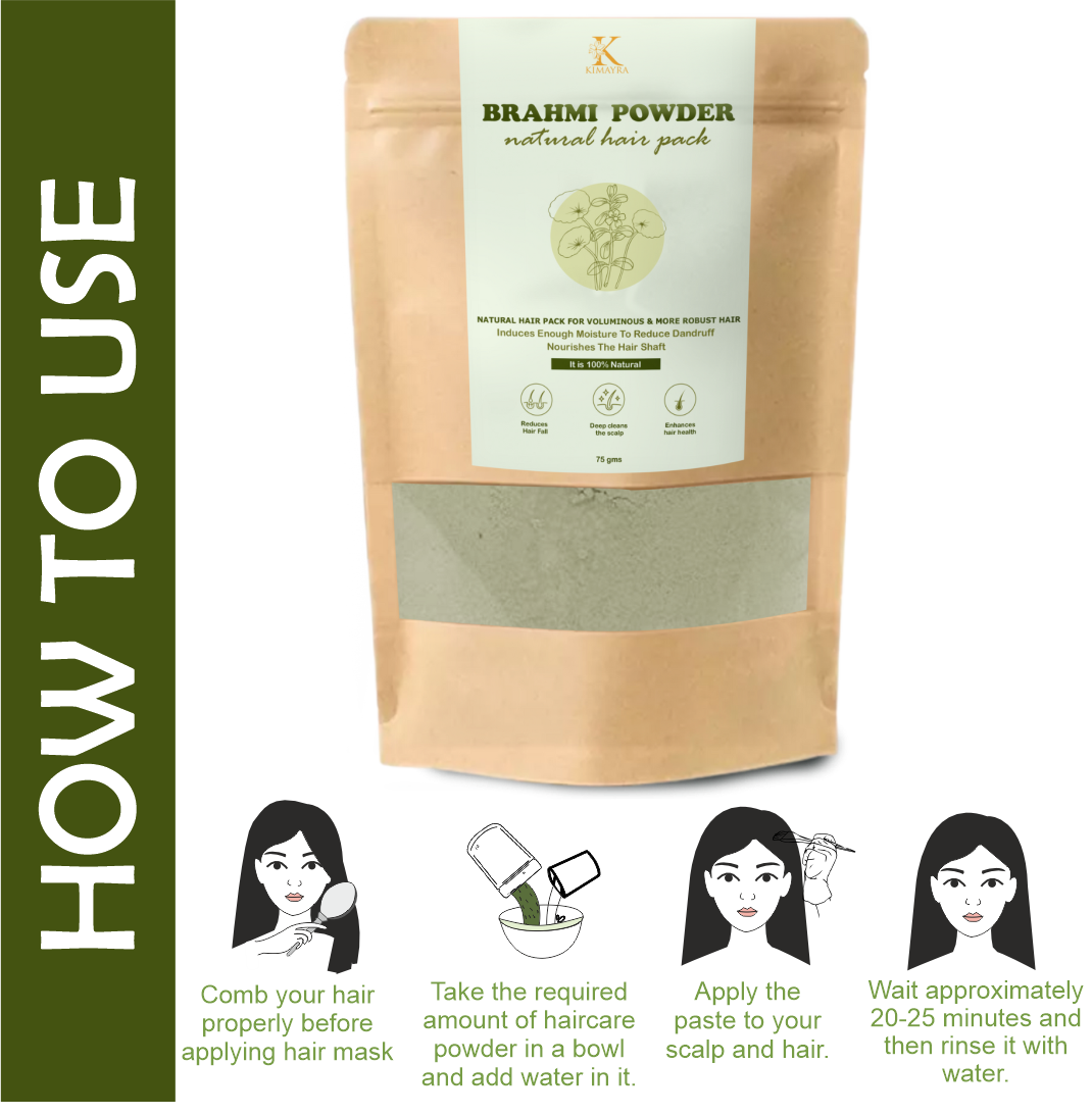 Natural Brahmi Powder for Haircare