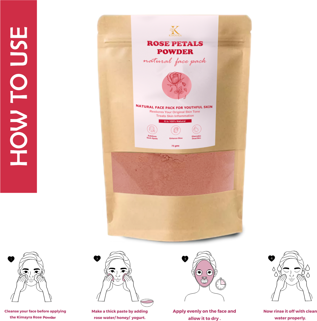 Rose Petal Powder & Rose Water combo