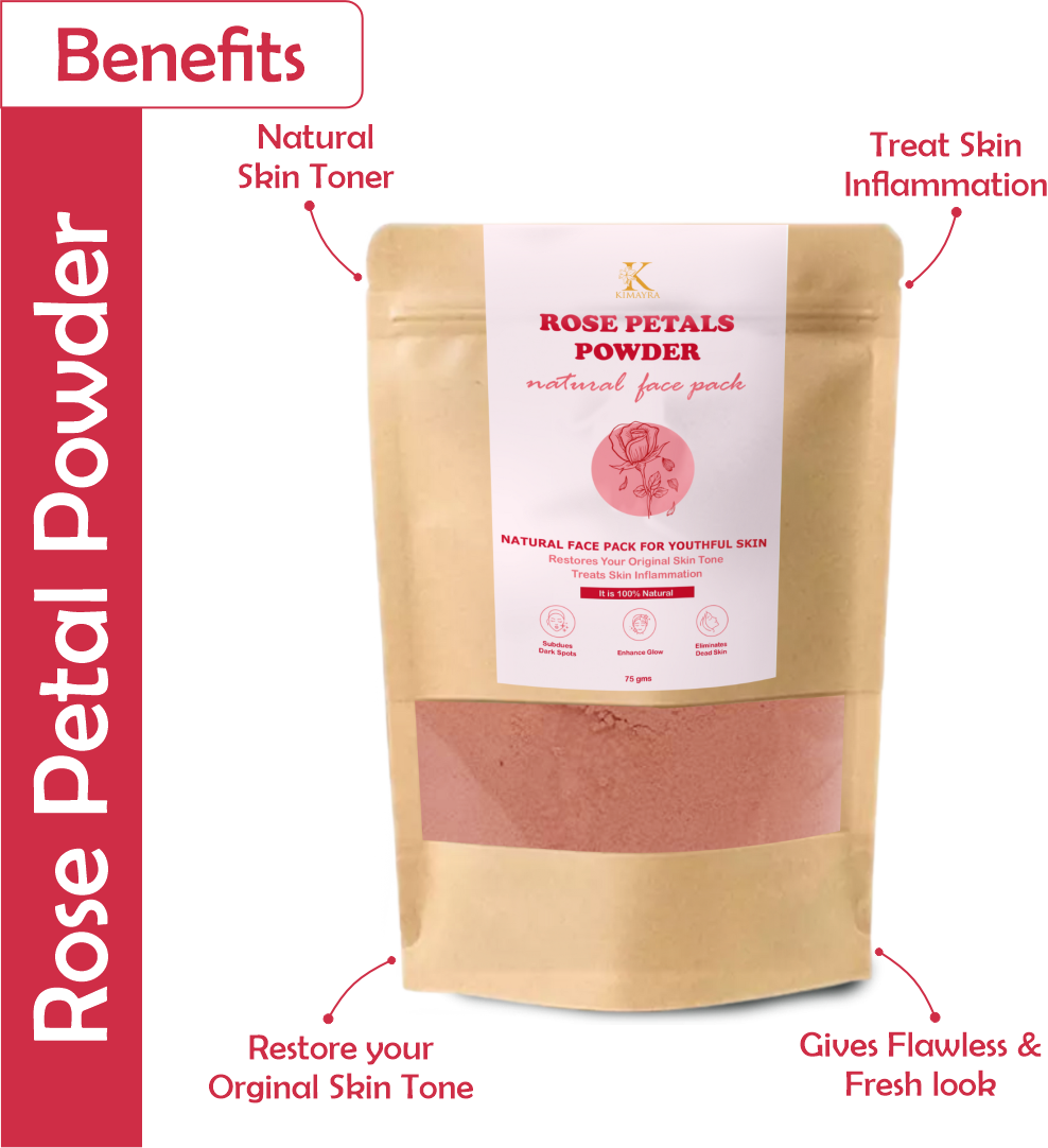 Rose Petals Face Pack Powder