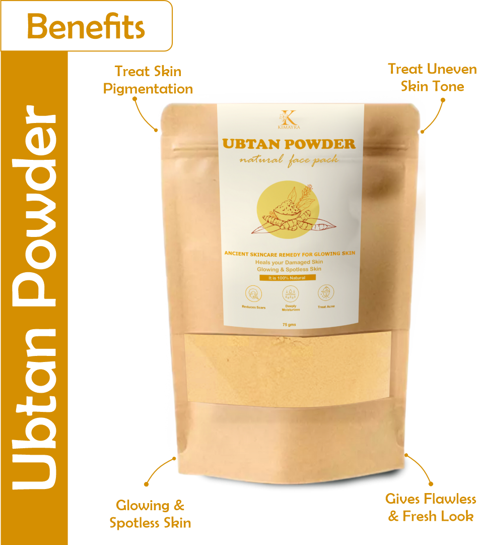 Ubtan Face pack Powder & Rose Water Combo