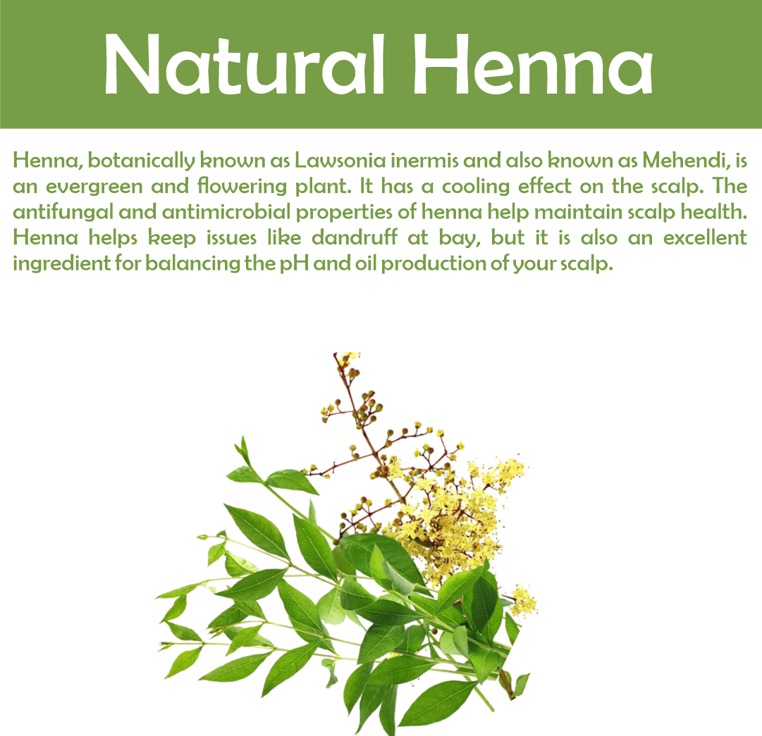 Natural Henna for Rich Colour and Shine