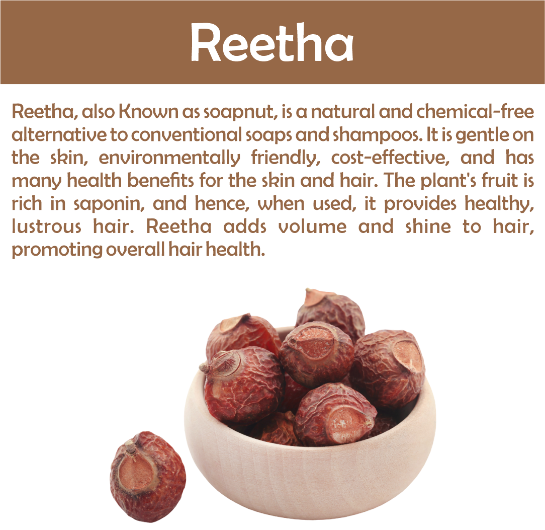 Natural Reetha Powder for Haircare